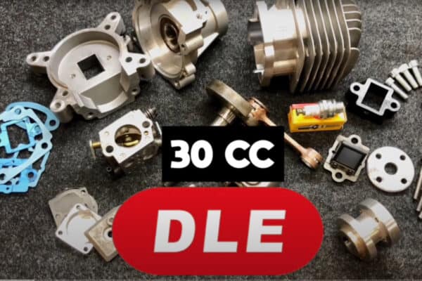 DLE-30 30cc gas engine REBUILT - (Code-P/E001) (SOLD) - Image 2