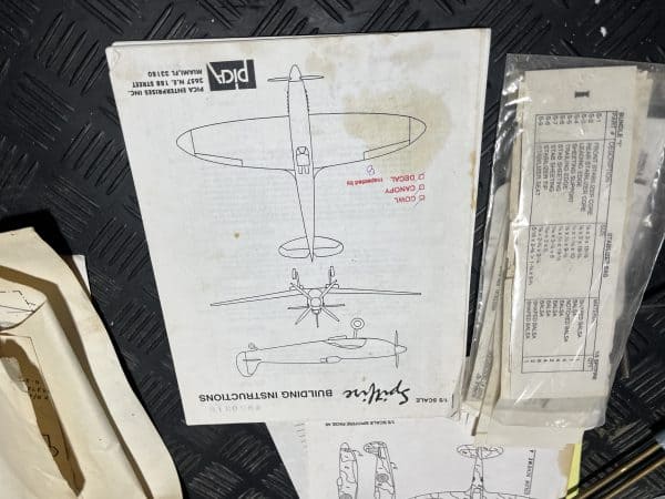 Spitfire 1/5 Scale.  Pica Kit. Needs To Be Completed. (Code 031) - Image 12