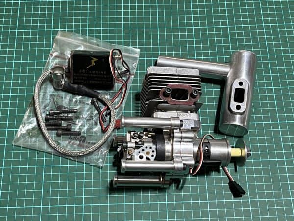 JC 28cc Gas Engine. Has Been Run (CODE E037)