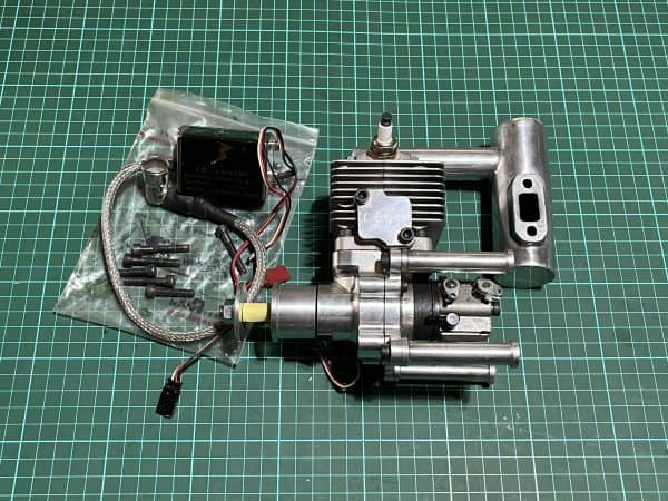 JC 28cc Gas Engine. Has Been Run (CODE E037) - Image 4