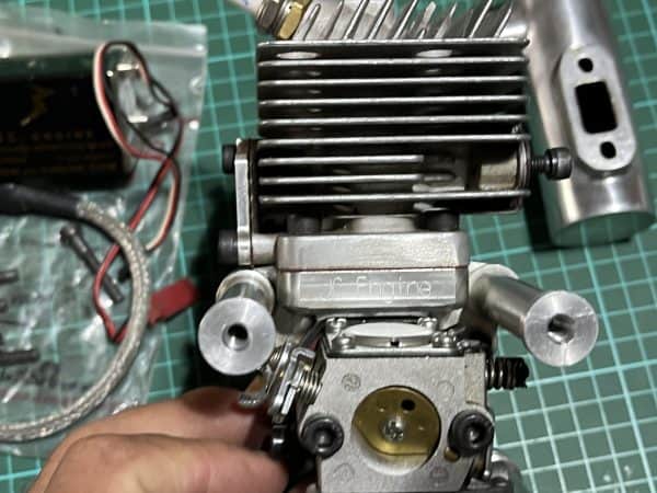 JC 28cc Gas Engine. Has Been Run (CODE E037) - Image 6