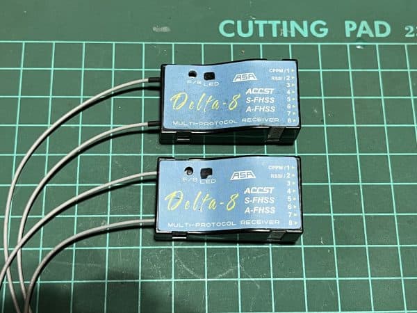 Delta 8 ASA 8 CH Multi Protocol FR-Sky Receiver. (Code 050)