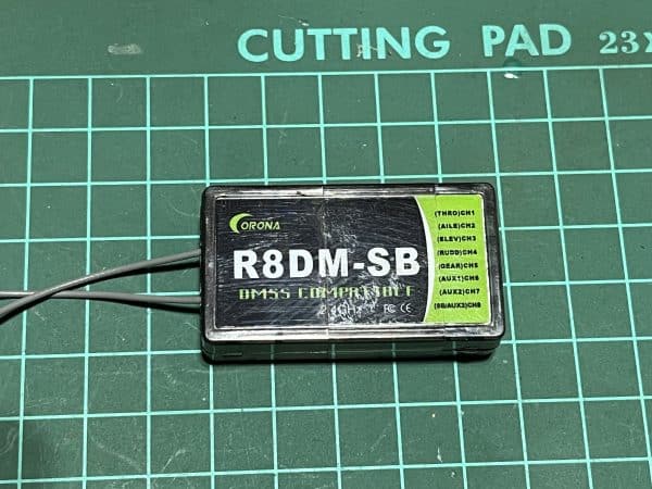 Corona R8DM-SB DMSS 2.4GHz 8 Channel  Receiver  (Code 059) (SOLD - Image 2