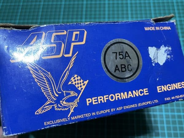 ASP 75 Nitro Engine. New In Box.(Code N064) - Image 3