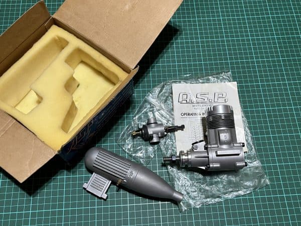 ASP 75 Nitro Engine. New In Box.(Code N064) - Image 5