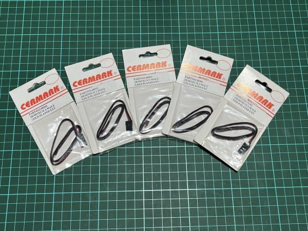 Cermark Gold Plated JR/Hitec Servo Leads. (Code 079)