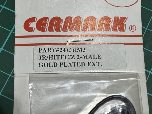 Cermark Gold Plated JR/Hitec Servo Leads. (Code 079) - Image 3