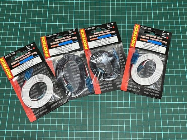 Protech Servo Extensions With Secure Clip. 1M (Code078)