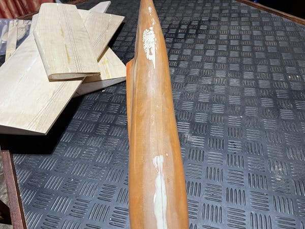 Short Kit. Composite Fuselage and foam core wings. Looks like a P51 Type racer. Unknown Kit. (Code 090) - Image 8