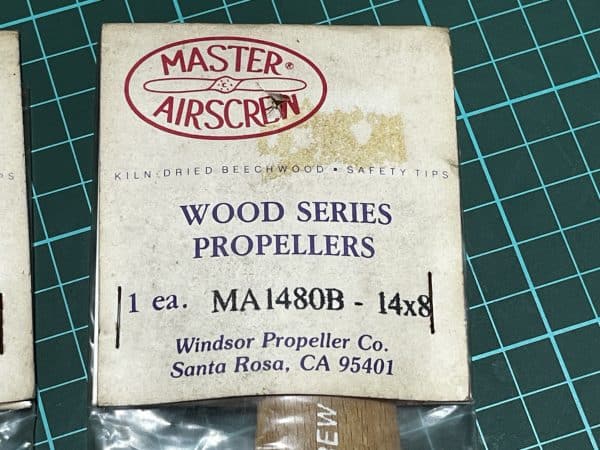 14 x 8  Wood Props. Master Airscrew. New. (Code 110) - Image 2
