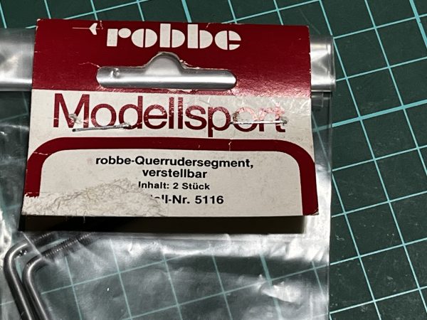 Aileron Control Horn Set. Robbe  (Code 125) - Image 2
