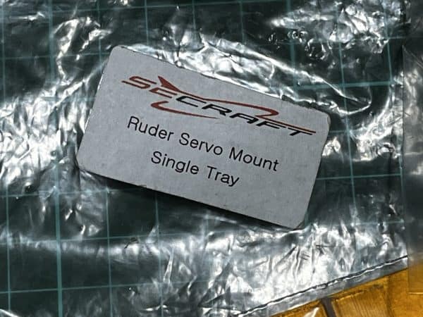 Rudder servo mounting plate set. New. (Code 114) - Image 2
