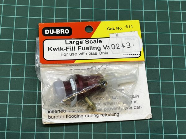 Kwik Fill Fueling Valve . Large Scale. Du-Bro. Gas (Code 131) - Image 2