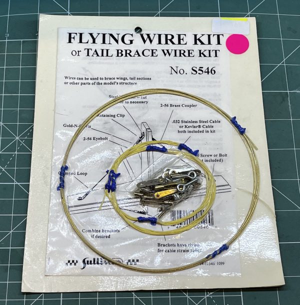flying Wire Kit / Or Tail Brace. (Code 140)