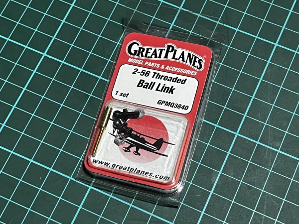Ball Link. Great Planes. 2-56 Threaded. (Code 168)