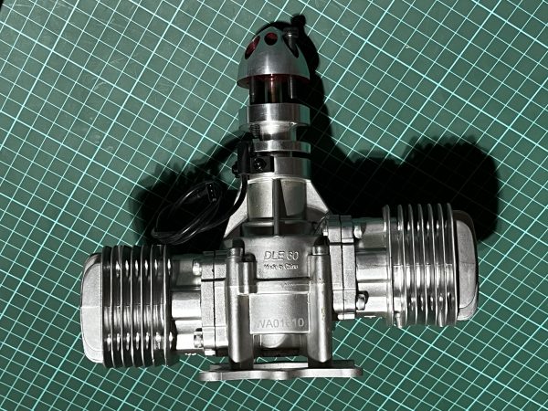 DLE 60 TWIN.  In Original Box.  With Mufflers And Ignition. (Code 157) - Image 8