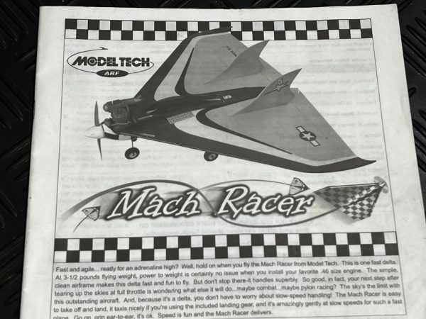 Mach Racer. Model Teck. Delta Wing. (Code 201) - Image 10