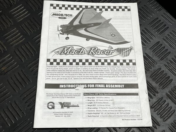 Mach Racer. Model Teck. Delta Wing. (Code 201) - Image 12