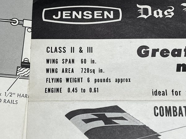 DAS UGLY STIK Old Classic JENSEN KIT. Original Design  By Phil Kraft. (Code203) - Image 7