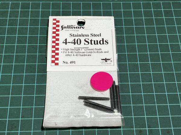 Sullivan Stainless steel Studs. 4-40 mm .(CODE 247)