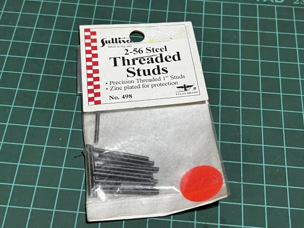 Threaded Studs.2-56 x 1" (CODE 255)