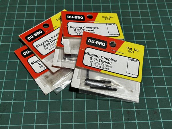 Rigging Couplers Du-Bro 2-56. (CODE 257)