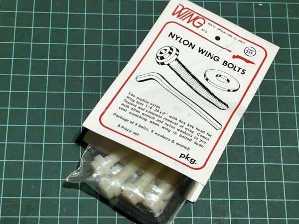 1/4 -20 x 2"  Nylon Wing Bolts. (Code 292)
