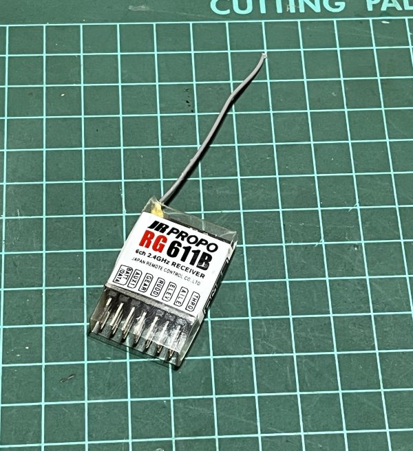 JR Propo RG 611B - 6cH 2.4 GHz Receiver. (Code 345)