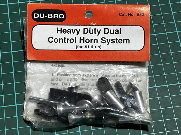 Heavy Duty Dual Control Horn System. Du- Bro. For 90 Size and up. (Code 332)