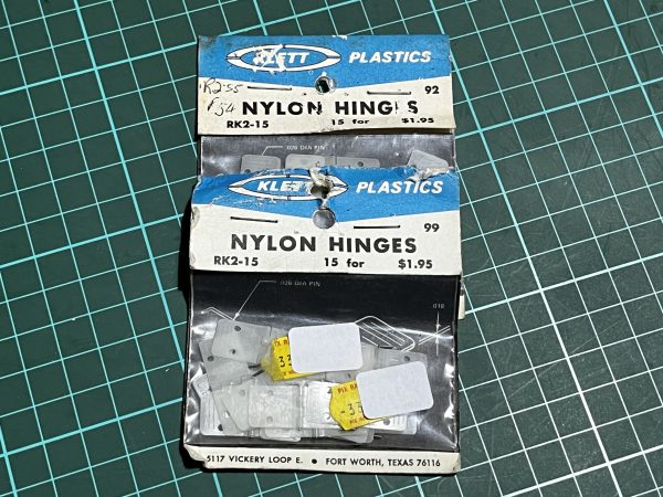 Nylon Hinges. (Code 340)