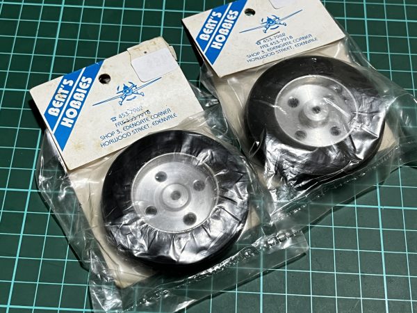 Scale Wheels With Aluminum Rims. 2.5" (63.5mm) (Code355)