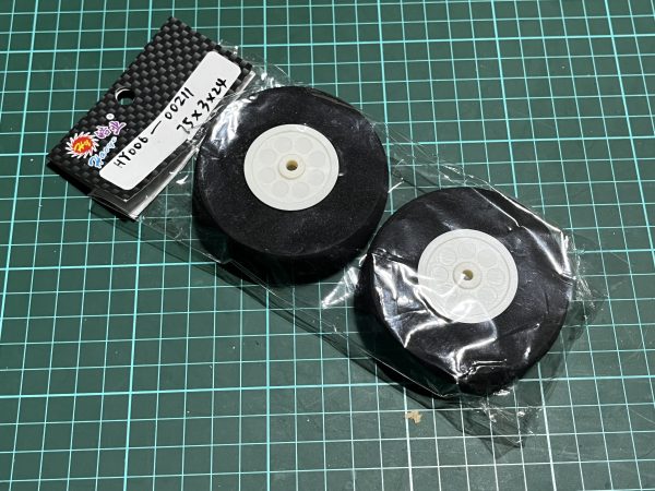 Soft Foam Wheels. 75mm (Code 362)