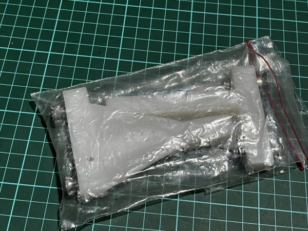 White Nylon Engine Mounts. (Code 377)