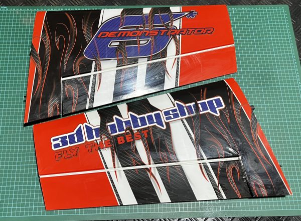 3D Hobby Shop Demonstrator Wing Set. Used (Code391)