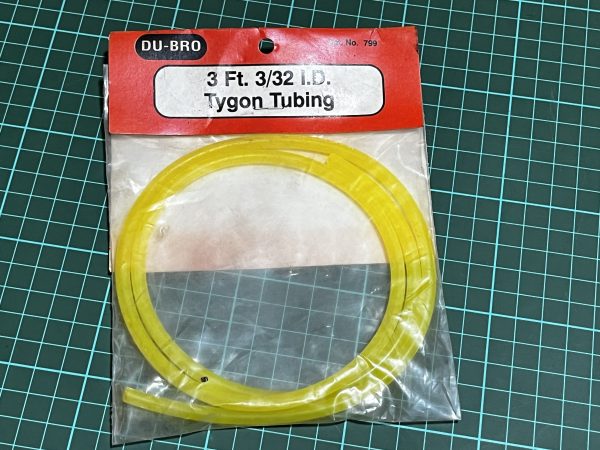 Du-Bro Tygon Tubing 3ft 3/32 ID (Code 434)