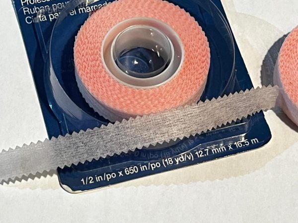 Pinked Edge Tape. (Beauty Mark Hair Styling Tape) 12.7mm Wide By 16.5m Long. (CODE 388) - Image 2