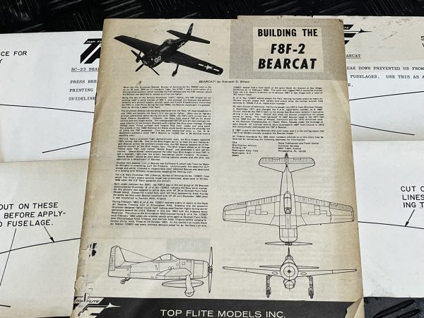 Top Flite F8F Bearcat (CODE 439) - Image 12