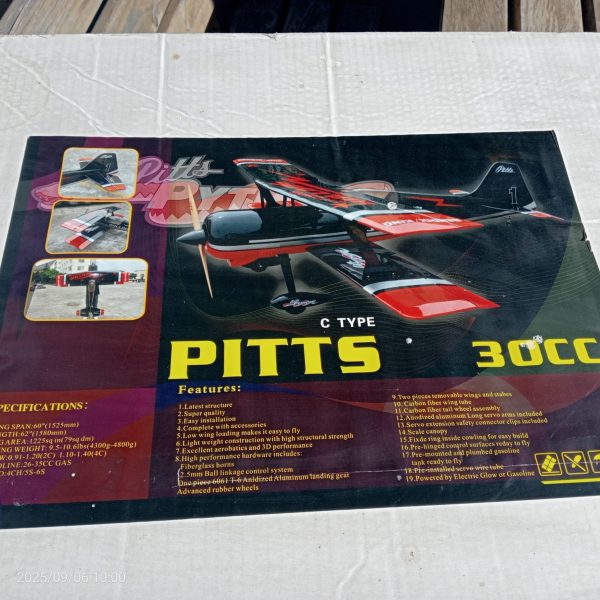 GOLDWING Pitts  V3 ARF 25-35cc GAS (Code P436) - Image 3